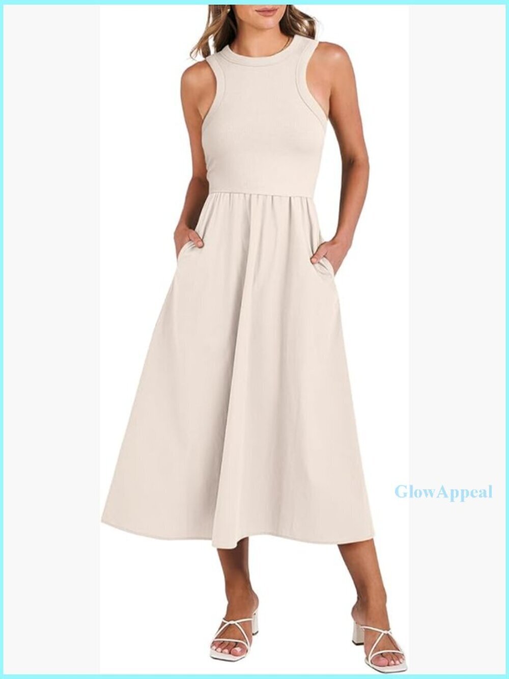 Slim Fit Maxi Dress, Recycled Rayon Blend, A-Line Tiered Beach Travel